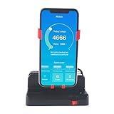 Mcbazel Handyschaukel für Pokemon GO Swing/Walkr/Google Fit IOS Android Handy Swing Schrittzähler Wippe Schwarz & Rot