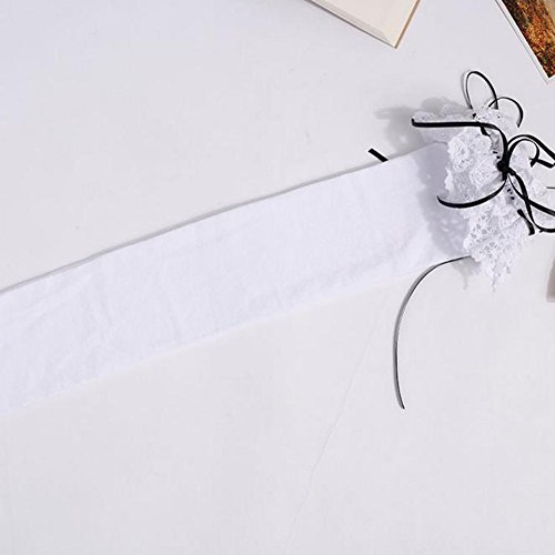 Thigh High Stocking Lolita Lace Top Over the Knee High Socks for Women Girls Cotton Long Socks PTK12-3N3