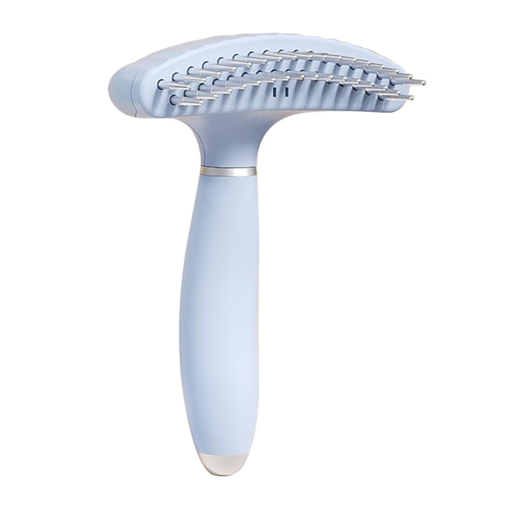 Râteau pour Chien,Brosse de Toilettage pour Chien de Compagnie,Peigne de Massage pour Chien pour Enlever les Cheveux Emmêlés et les Nœuds