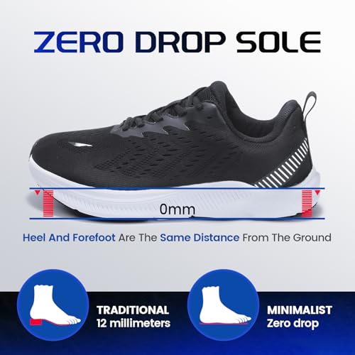 ZVC Wide Toe Box Shoes Women Wide Road Runing Lightweight Comfortable Non Slip Walking Shoes3