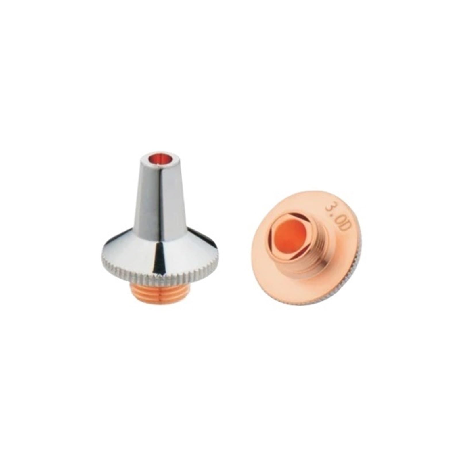 Laser Nozzle 10PCS 3D Laser Nozzle M8 Dia.15mm Height 19mm Cutting Single & Double Layer for Fiber Machine(1.5mm,Double Layers)