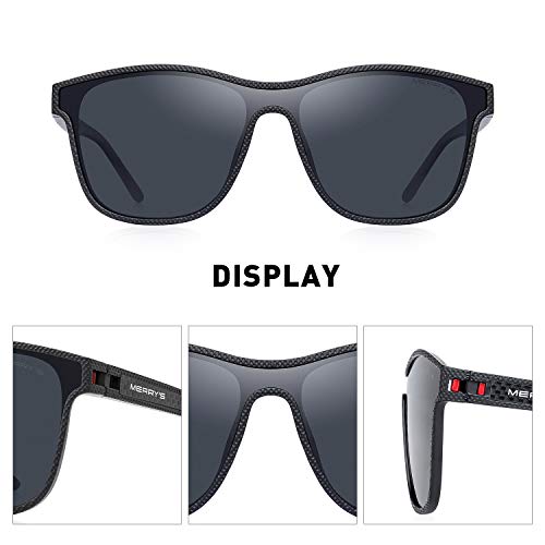 Fashion Oversized Polarized Sunglasses for Men Siamese Lens Lightweight TR90 Frame Big Large Square Sun Glasses3