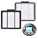 Sauberlife 11Pack Replacement Parts HEPA Filter and Side Brushes for Shark ION Robot S87 R85 RV700_N RV720_N RV750_N RV850 RV850BRN RV851WV RV850BRN/WV (6filter+4side Brushes+1clean Brush)
