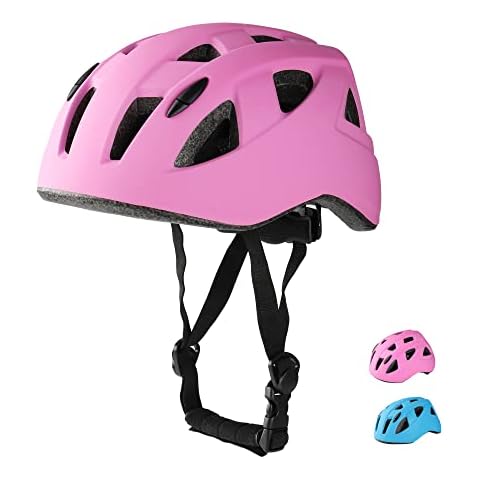 WayEee Kids Helmet Toddler Skateboard Helmets for 4-12 Years Boys Girls Lightweight Adjustable for BMX Cycling Bicycle Roller Scooter Skateboard Inline Skating(PINK) Cover