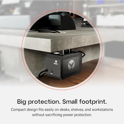 Vertiv Liebert PowerUPS 100 PUL-400LVT Lithium-Ion UPS Battery Backup 400VA - image 3