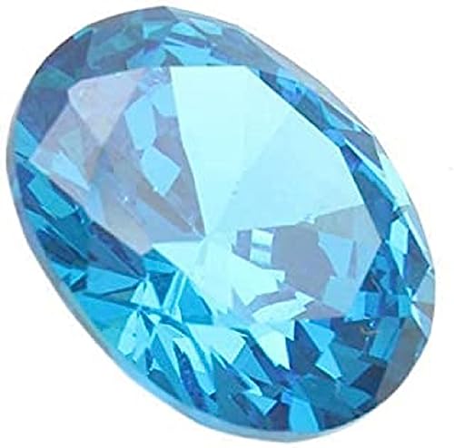 Topaze bleue de 12,25 ratti Mtrolls, l'excellence de l'argent sterling Small