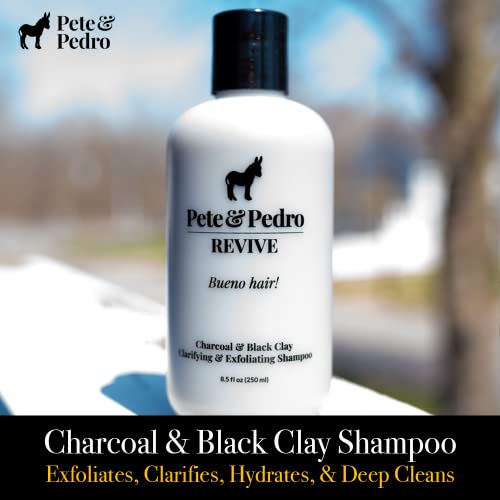 Pete & Pedro Revive – Exfoliating, Deep-Cleaning, Black Clay & Charcoal, Hair & Scalp Detox Shampoo | As Seen On Shark Tank, 8.5 Oz. #TOP2