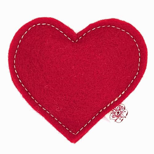 Organic Catnip Felt Heart Toy in USA