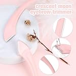 6 Pcs Eyebrow Trimmer Scissors with Comb, Curved Eye Brow Razor, Non-Slip Stainless Steel Facial Hair Removal Grooming, Brow Shaping Beard Shaving Kit Beauty Accessories for Women Men - Image 5