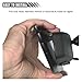 Car Wide-Angle Rearview Mirror, Reduce Blind Spots, Panoramic HD Car Rearview Mirror with Personalized Angel Design, Anti Glare Convex Rearview Mirror, Fits Most Cars, SUVs, Trucks