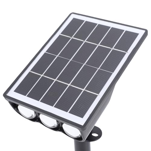 Luces solares de jardín con estacas para césped y caminos de entrada 6