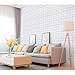 10PCS 3D Brick Wall Stickers, 59 sq.feet PE Foam Self-Adhesive Wallpaper Removable and Waterproof Art Wall Tiles for Bedroom Living Room Background TV Decor