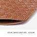 2025 Fashionable PU Woven Handbag Large Capacity Business Commuter Simple Casual Briefcase,khaki,38 * 5 * 31cm