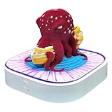 Unique octopus design: Features a creative octopus sculpture that doubles as a 2025 calendar, combining functionality and artistic decor to enhance any or home setting
