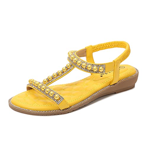 Sandalias de mujer 2025 verano casuales y elegantes con calce cómodo de plataforma 3