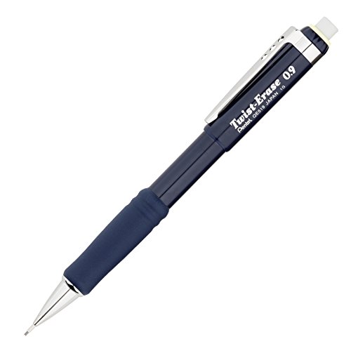 Crayon mécanique 0,5 mm Twist-Erase III avec grande gomme, lot de 2 porte-mines rechargeables
