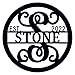 Personalized Last Name Sign ACM Metal Monogram Letter Wall Decor Established Custom Door Hanger 24in