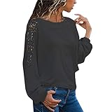 ❀❀STYLE: Damenhemd, locker slim fit, elegante lange Ärmel Modedesign. Dieses elegante sexy damen oberteile ist perfekt für die warme jahreszeit und jeden urlaub. Darüber hinaus können sie mit dem vielseitigen modell Ihre meinung ändern und zur königin der mode werden! Geeignet für Partys, Outdoor-Aktivitäten, Schulen, Alltag und Büros. Geeignet für Teenager-Mädchen und Damen.