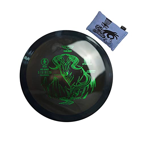 Yikun Disc Golf Mid Range Overstable Disc with Handbag 1pcs