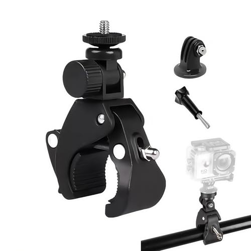 PIEPIE Action Camera Mount Clamp for Bikes/Motorcycles