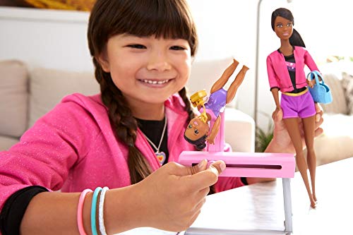 Barbie Sport Puppen Spielset - Turntrainerin (brünett) – Bild 5