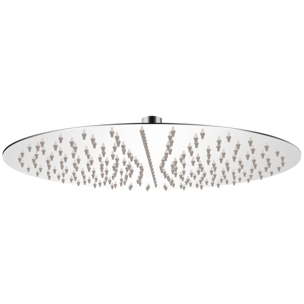 Cabezal de Ducha Redondo Efecto Lluvia, Rociador Ducha, Ducha Lluvia, Alcachofa Ducha, Duchas De Baño Alcachofa Lluvia, Recambios Columna Ducha, Acero Inoxidable 40 cm