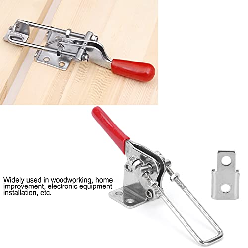 Stainless Steel Toggle Latch Catch, Fast Clamping, Ergonomic Handle, Easy Installation, for Woodworking Home Improvement - Image 4
