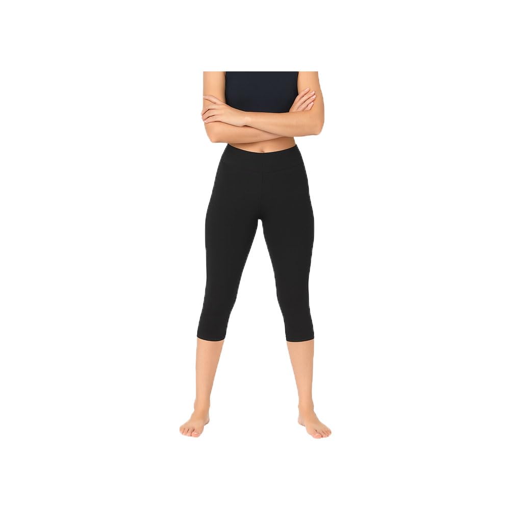Womens Casual Bottom Wear Plain Capri Black (Pack Of 1)-image-11