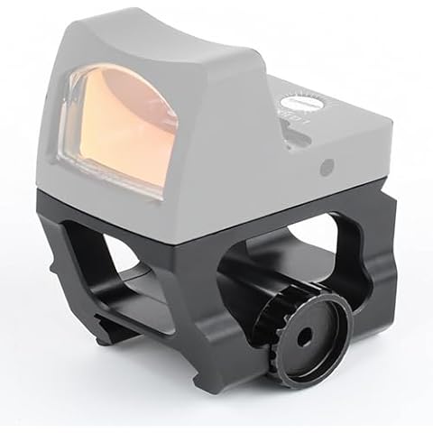 QIRUIMY Super Slim Red Dot Riser Picatinny Riser Mount Optics Mount - 1.2in Height for RMR Cover