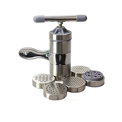 Manual Noodle Maker Machine Pasta Noodle Press Maker Stainless Steel Hand Crank Spaghetti Fettuccine Noodle Dough Press Machine Fruit Juicer Squeezer #TOP3
