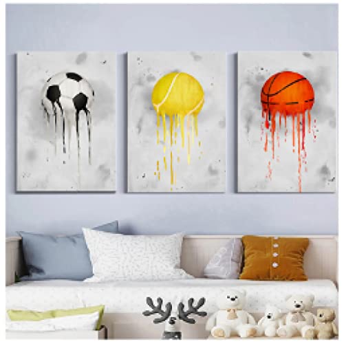 Affiche basket et volley sur toile pour créer un univers sportif dans sa chambre