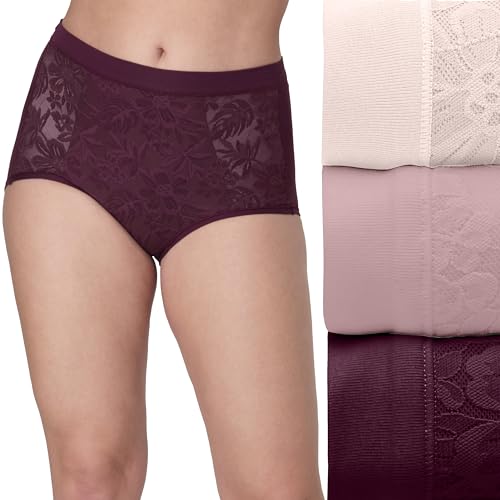 Slips femme respirants en coton modal anti-humidité Bali Breathe lot de 3