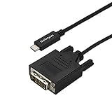3m / 10ft usb-c to dvi cable cabl 1920 x 1200 - black