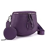 Montana West Crossbody Bags Bum Bag for Women Large Sling Bag with Adjustable Strap and Coin Purse