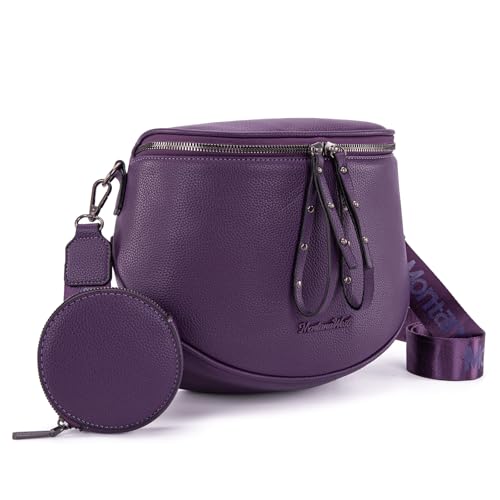 Montana West Crossbody Bags Bum Bag for Women Large Sling Bag with Adjustable Strap and Coin Purse