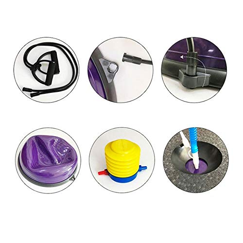 BOLA DE EQUILÍBRIO MEIA LUA BOSU HALF BALL - COR SORTIDA COR:CINZA