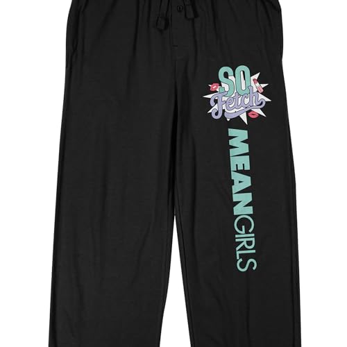 Bioworld Mean Girls So Fetch Men's Black Sleep Pants2