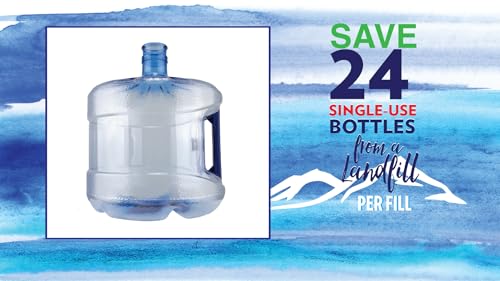 image for New Wave Enviro BPA Free PET Bottle, 3-Gallon Capacity, Crown Top Cap 