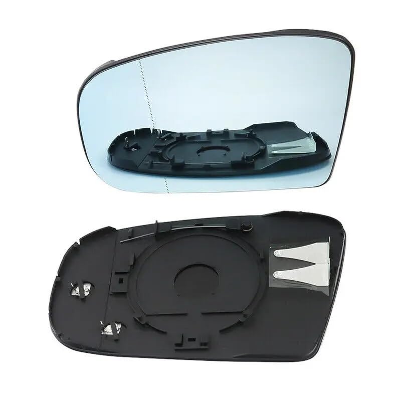 Verre miroir grand angle Benz W220 W215 glace rétroviseur bleu réglable