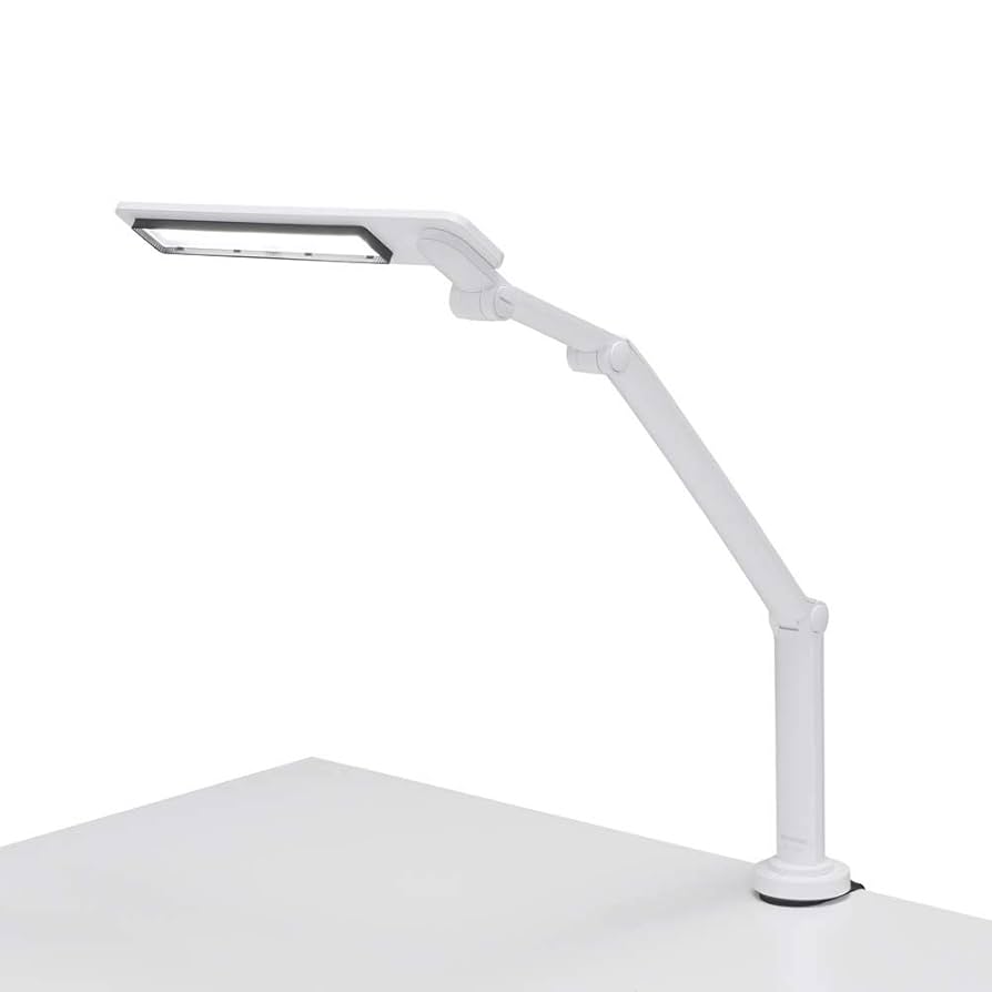 美品　LEDデスクライト　Meldiva　ホワイト LEDデスクライト ホワイト(LAM228WH)｜デコホームの通販｜&mall