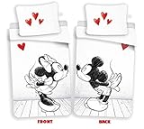 -Disney Bettwäsche / Wendebettwäsche Minnie und Mickey Kiss -