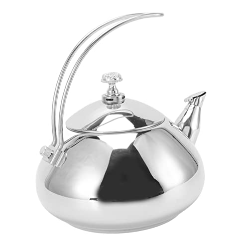 Ampiamente usato: le teiere in acciaio inossidabile sono adatte a varie stufe, come stufe a gas, stufe in ceramica, stufe a induzione, piastre elettriche, ecc.