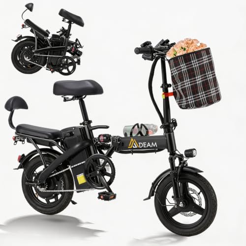 Mdeam Foldable Electric Bike 2 Seat