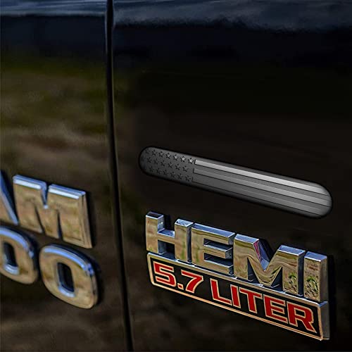 Calcomanías de aluminio con emblema de la bandera de Estados Unidos para coche 3