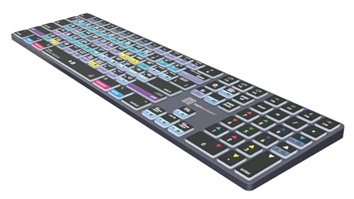 Image of Logickeyboard Titan Wireless Backlit Keyboard for Davinci Resolve - Mac