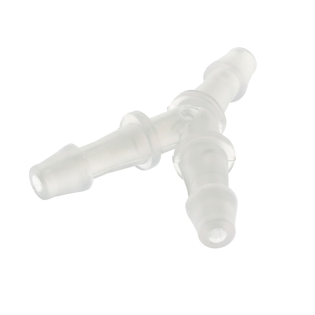 Sourcingmap 6.5mm Hole Dia Plastic Y Shaped 3 Way Air Oxygen Valves Tube Connector Clear