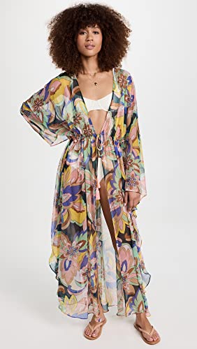 Ramy Brook Women's Austin Dress, Lemon Multi Lanai Floral Print, M #TOP1