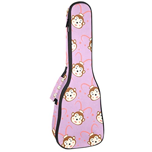 Sac pour ukulélé ténor étanche et rembourré housse concert 61 cm singe