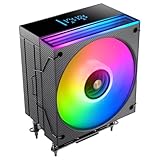 VENTILADOR FDB ULTRASILENCIOSO: El refrigerador pc MCPU-LCD está equipado con ventilador PWM FDB de 120mm, núcleo de cobre hiperbalanceado y control inteligente de RPM; Además, incluye cable reductor de ruido para maximizar el silencio y un adaptador SATA-ARGB para activar su iluminación Rainbow automática sin necesidad de software