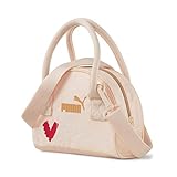Die PUMA Tasche begeistert mit einem charmanten Design, mit romantischer Applikation. Mit einem abnehmbaren Schulterriemen kann sie crossover oder über der Schulter und mit den beiden Henkeln in der Hand getragen werden. Ihre Kleinigkeiten kommen im Hauptfach problemlos unter! Maße: 19 x 14 x 7 cm